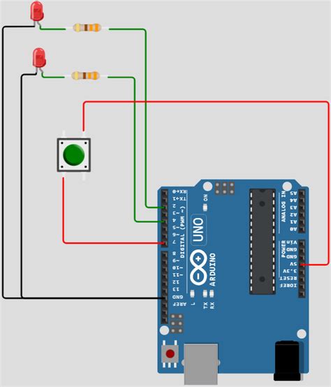 schéma zapojenia jednoduchého zavlažovacieho systému Arduino