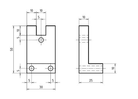 Technický výkres nástavca s vyznačením rozmerov a závitov