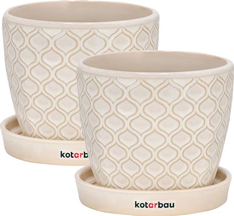 Rôzne typy keramických kvetináčov vhodných pre olivovníky