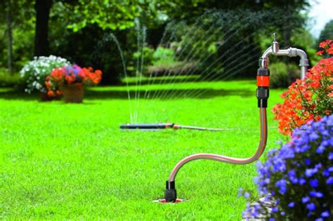 Schéma zavlažovacieho systému pre záhradu