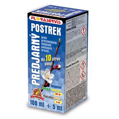 Kalendár s vyznačenými optimálnymi termínmi pre predjarný postrek