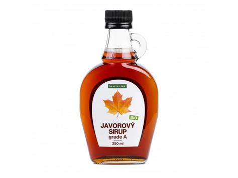 Foto: javorový sirup v pohári