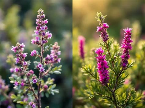 Porovnanie vzhľadu vresu (Calluna) a vresovca (Erica)