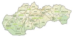 mapa piknikových miest na Západnom Slovensku