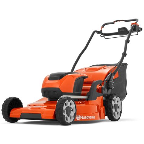 Detail akumulátorovej kosačky Husqvarna LC 353iVX s batériovými slotmi