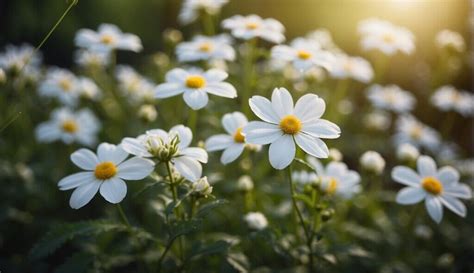 Biele kvety muchovníka Lamarckovho v strapcoch