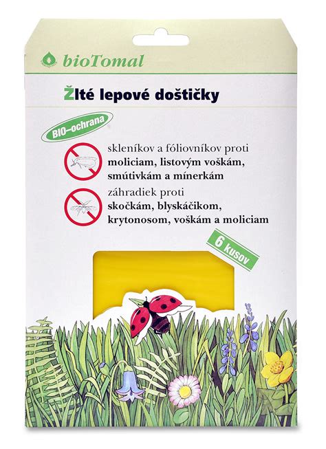 žlté lepové doštičky v záhrade