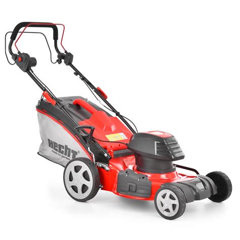 Tematická fotografia: elektrická kosačka Hecht s výkonom 1600W v záhrade