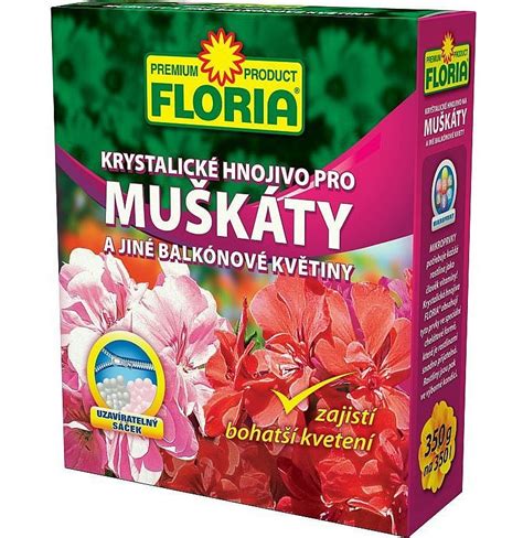 Hnojivo pre muškáty s optimálnym pomerom živín