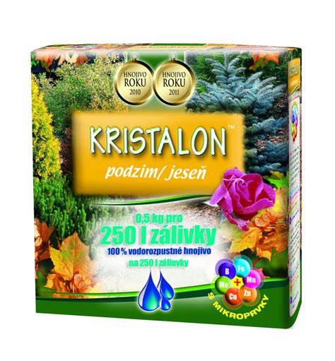 ilustrácia rôznych rastlín vhodných na hnojenie Kristalon Jeseň