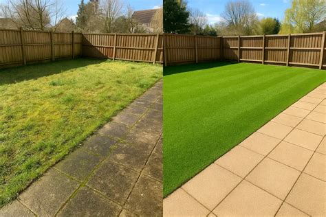 fotografia znázorňujúca proces vyplnenia priehlbiny na trávniku zmesou zeminy a piesku