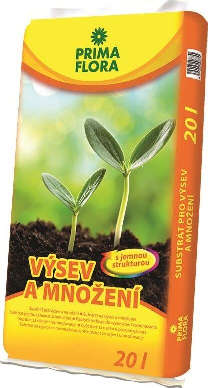 Informatívna schéma rozdelenia substrátov podľa typu použitia: univerzálne, pre výsev, pre okrasné dreviny a kvitnúce kvety