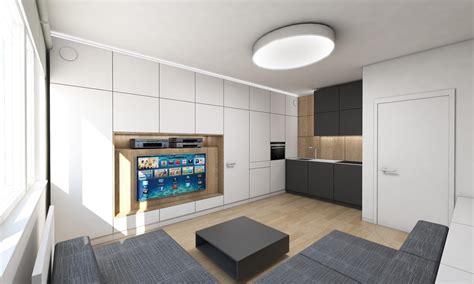 Schéma rozloženia nábytku v rohu obývačky pre maximálne využitie priestoru.