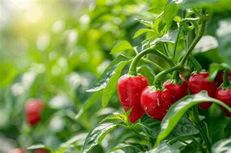 Schéma optimálnych podmienok pre rast chilli papričiek (teplota, svetlo, vlhkosť)