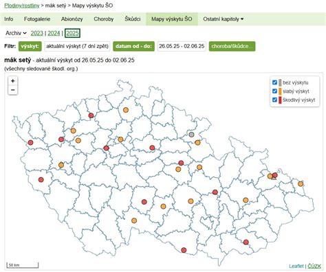 Mapa zobrazujúca pôvodný výskyt maku siateho