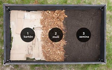 Záhradník hnojiaci záhony na jar s lopatou a hnojivom