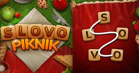 Schéma rozhrania hry Piknik Slovo znázorňujúca „podnos“ s písmenami a políčka pre slová