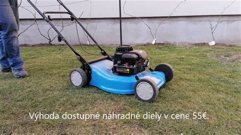 detailný pohľad na kosiace ústrojenstvo benzínovej kosačky s centrálnym nastavením výšky