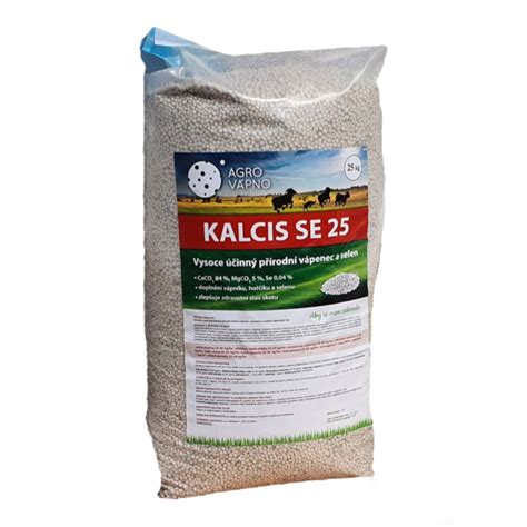 balenie hnojiva Kalcis SE 25 s vyobrazením jednoduchosti aplikácie