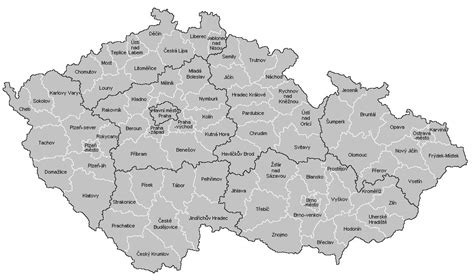 Mapa oblasti okresu Komárno s vyznačenou lokalitou obce Trávnik