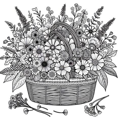 Košík s čerstvo nazbieranými bazovými kvetmi