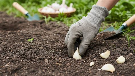Ilustrácia ochrany cesnaku pred škodcami pomocou netkanej textílie.