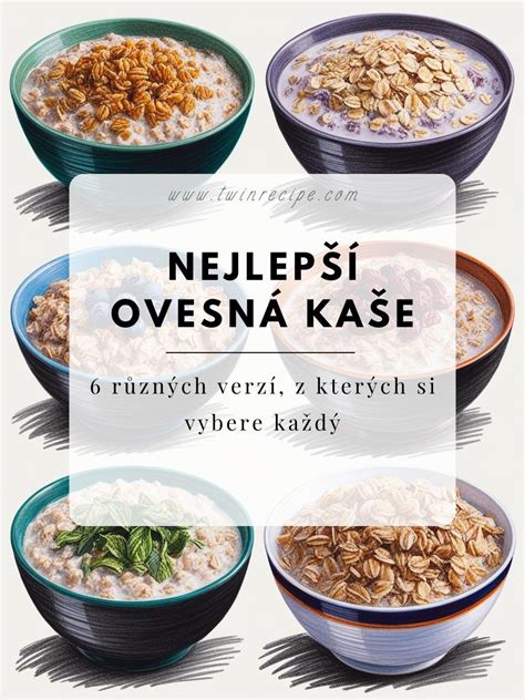 Ilustrácia ovsenej kaše a zdravých potravín