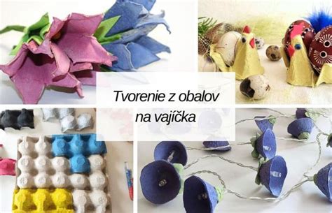 Ukážka rôznych spôsobov využitia kartónových obalov od vajec od pestovania po dekorácie.