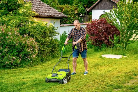Schéma znázorňujúca proces vertikutácie trávnika.