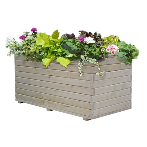 Vyvýšený drevený bylinkový záhon