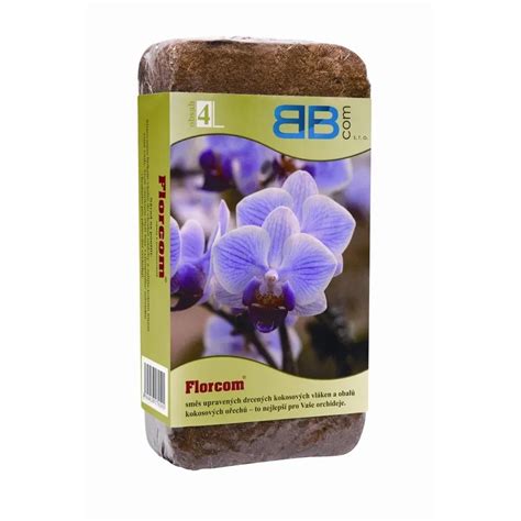 Ilustrácia kokosových vlákien a ich štruktúry v substráte pre orchidey