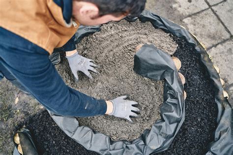Detail pestovateľského substrátu s drenážnou vrstvou