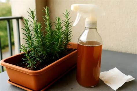 Infografika zobrazujúca proces výsevu semien rozmarínu do malých črepníkov.