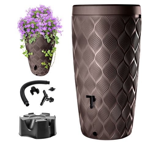 Nádoba s trávnym osivom a rozhadzovačom na semená.