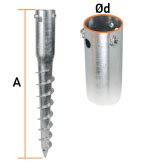 Detailné zobrazenie vrtáka s priemerom 12-15 mm pri príprave otvorov na očkovanie