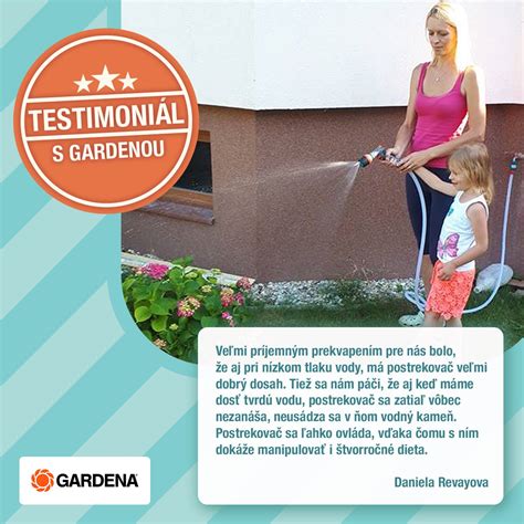 Ilustrácia tlakového postrekovača Gardena s objemom 1,25 l, zobrazujúca jeho ergonomickú rukoväť, nastaviteľnú trysku a funkciu 360°.