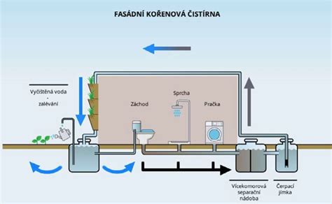 Schéma koreňovej bariéry pre bambus