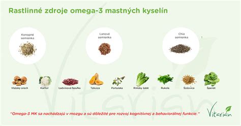 ilustrácia znázorňujúca zdroje omega-3 a omega-6 mastných kyselín
