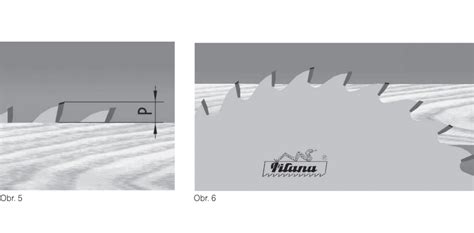 Detailná fotografia ostrenia pílového kotúča.