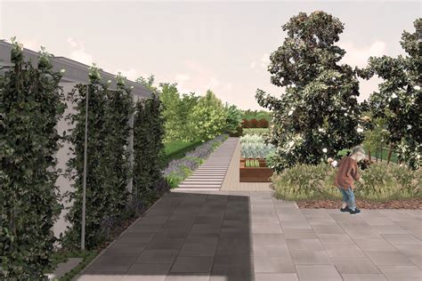 Záhrada s ovocnými stromami v období kvitnutia