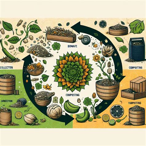 infografika: cesta bioodpadu od zberu po kompost