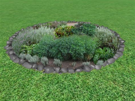 obrázok bylinkového záhonu