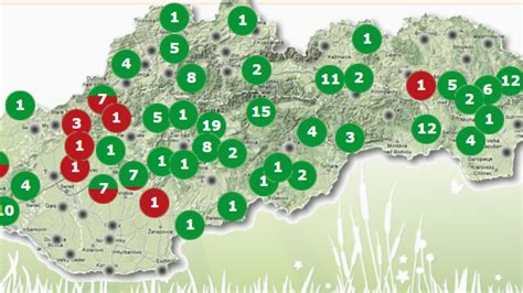 Mapa prirodzeného výskytu smreka obyčajného v Európe