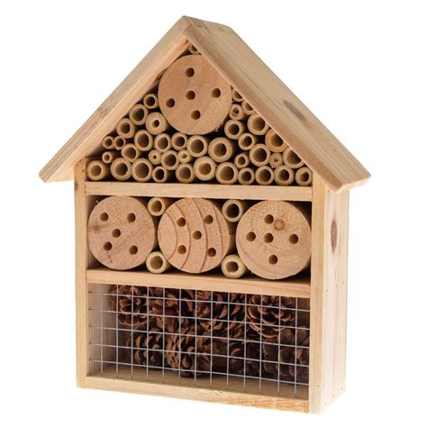 ilustrácia - hmyzí domček pre opeľovače