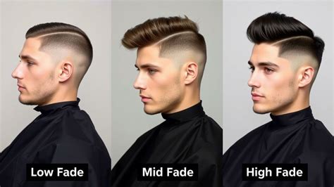 Infografika znázorňujúca prechody pri technike Fade (low, mid, high)