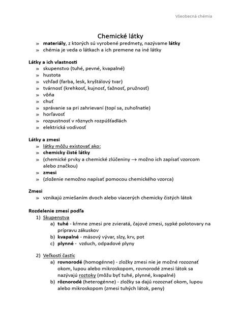 Schéma chemických látok obsiahnutých v materinej dúške