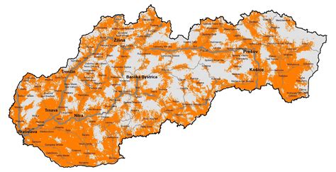 Mapa pokrytia siete Packeta v Európe