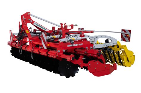 Detail uloženia diskov TWINARM na Pöttinger Terradisc