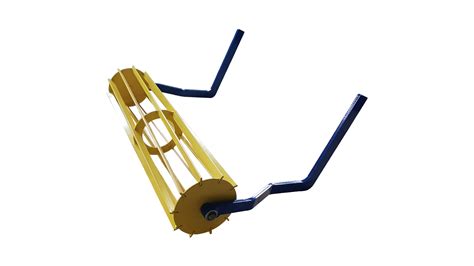 Detailný pohľad na pracovné orgány kombinačného kypriča - radličky a prútový valec