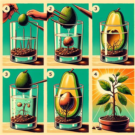 ilustrácia správneho zaštipovania avokáda